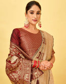 Beige Silk Woven Patola Saree