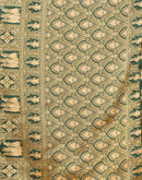 Beige Silk Woven Baluchari Saree