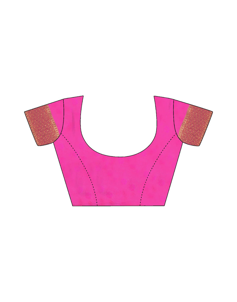 Yellow Silk Woven Banarasi Saree