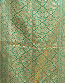 Teal Green Silk Woven Banarasi Saree