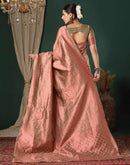 Red Silk Woven Banarasi Saree