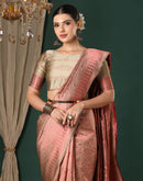 Red Silk Woven Banarasi Saree
