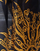 Yellow Cotton Printed Saree