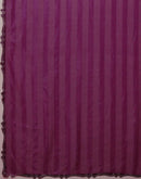 Dark Purple Georgette Stone Work Swarovski Saree