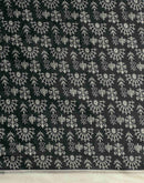Black Cotton Blend Warli Printed Saree