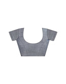 Grey Linen Sequence Saree