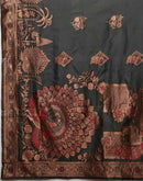 Black Silk Woven Banarasi Saree