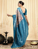 Dusty Beige Silk Woven Banarasi Saree