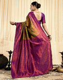 Green Silk Woven Banarasi Saree