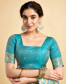 Cream Silk Woven Patola Saree