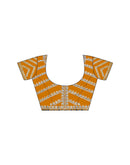 Yellow Silk Sequence Embroidery Saree