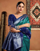 Green Silk Woven Kanjivaram Saree
