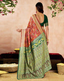 Red Silk Woven Patola Saree