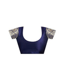 Blue Silk Woven Banarasi Saree