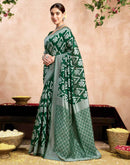 Green Silk Woven Saree