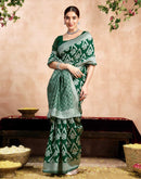 Green Silk Woven Saree