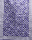 Blue Silk Woven Saree