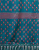 Blue Silk Printed Saree