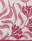 Pink Cotton Printed Saree