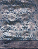 Blue Silk Woven  Banarasi Saree