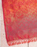 Beige Silk Woven Saree