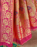 Teal Green Silk Woven Banarasi Saree