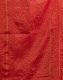 Khaki Silk Woven Kanjivaram Saree