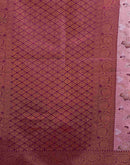Dusty Purple Silk Woven Kanjivaram Saree