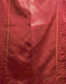 Mauve Silk Woven Kanjivaram Saree