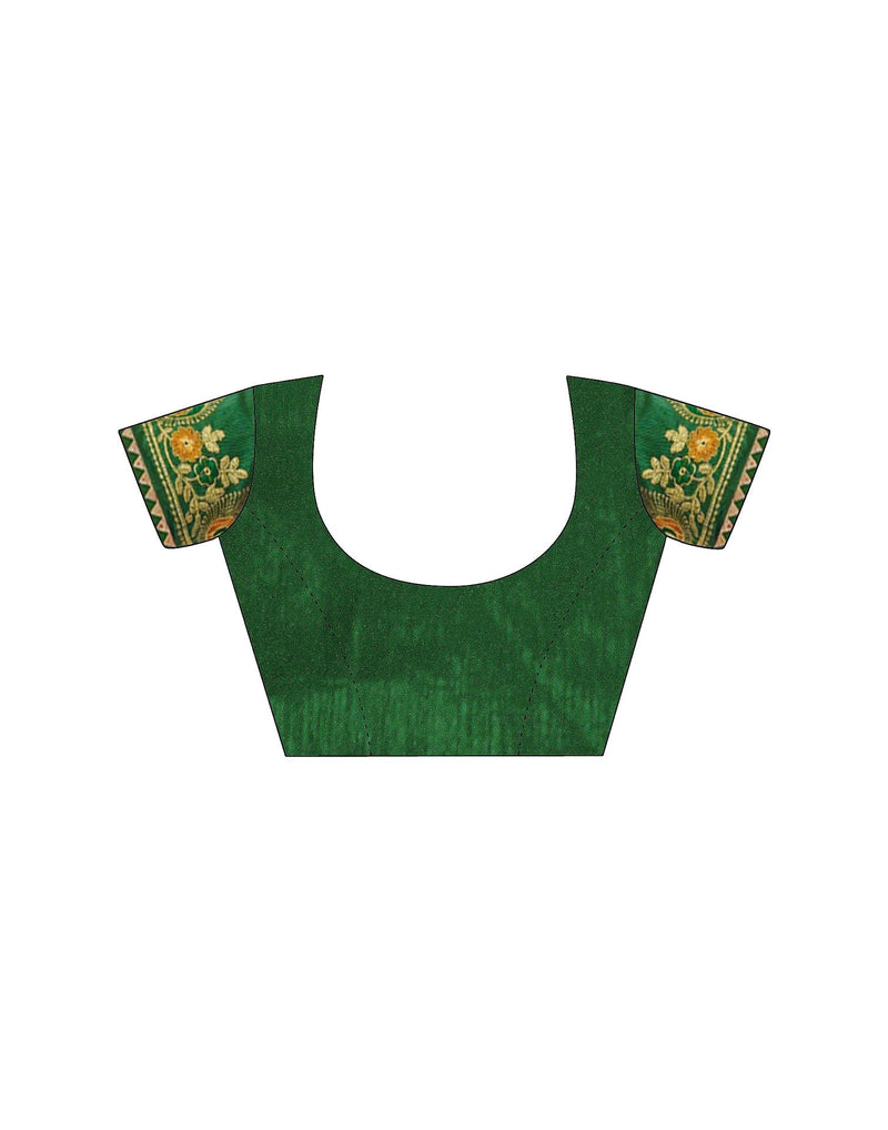 Yellow Georgette Lace Bandhani Saree