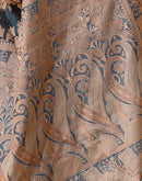 Rama Blue Chanderi Woven Banarasi Saree