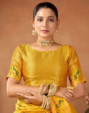 Yellow Silk Woven Paithani Saree