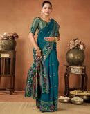 Rama Green Silk Woven Paithani Saree