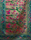Rama Green Silk Woven Paithani Saree