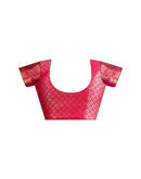 Rani Pink Silk Woven Paithani Saree