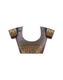 Blue Silk Woven Banarasi Saree