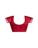 Red Georgette Printed Bandhani Saree