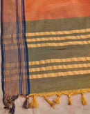 Orange Silk Woven Kanjivaram Saree