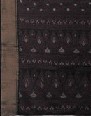 Black Silk Printed Saree