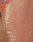 Pink Silk Woven Saree
