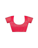 Yellow Chanderi Printed Kalamkari Saree