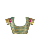 Rama Green Silk Woven Paithani Saree
