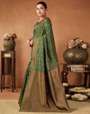 Green Silk Woven Saree