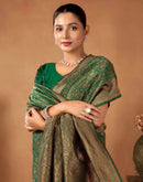 Green Silk Woven Saree