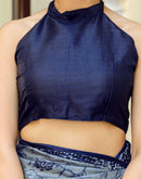 Grey Khadi Printed Saree