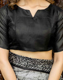 Grey Khadi Printed Saree