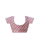 Pink Khadi Printed Saree