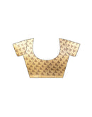 Cream Khadi Printed Saree