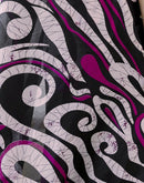 Magenta Khadi Printed Saree