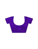 Purple Khadi Printed Saree